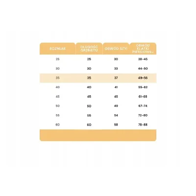 Amiplay Lumin odblaskowa kurtka ocieplana dla psa 35 cm camel